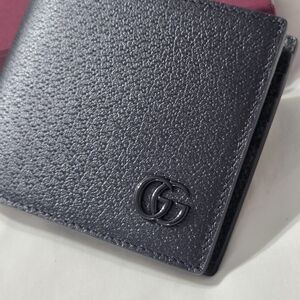 Gucci GG Marmont Black Leather Wallet